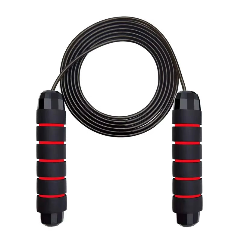Adjustable Tangle-Free Speed Jump Rope with Ball Bearings & Foam Handles for Ultimate Home Fitness & Slim Body Workouts