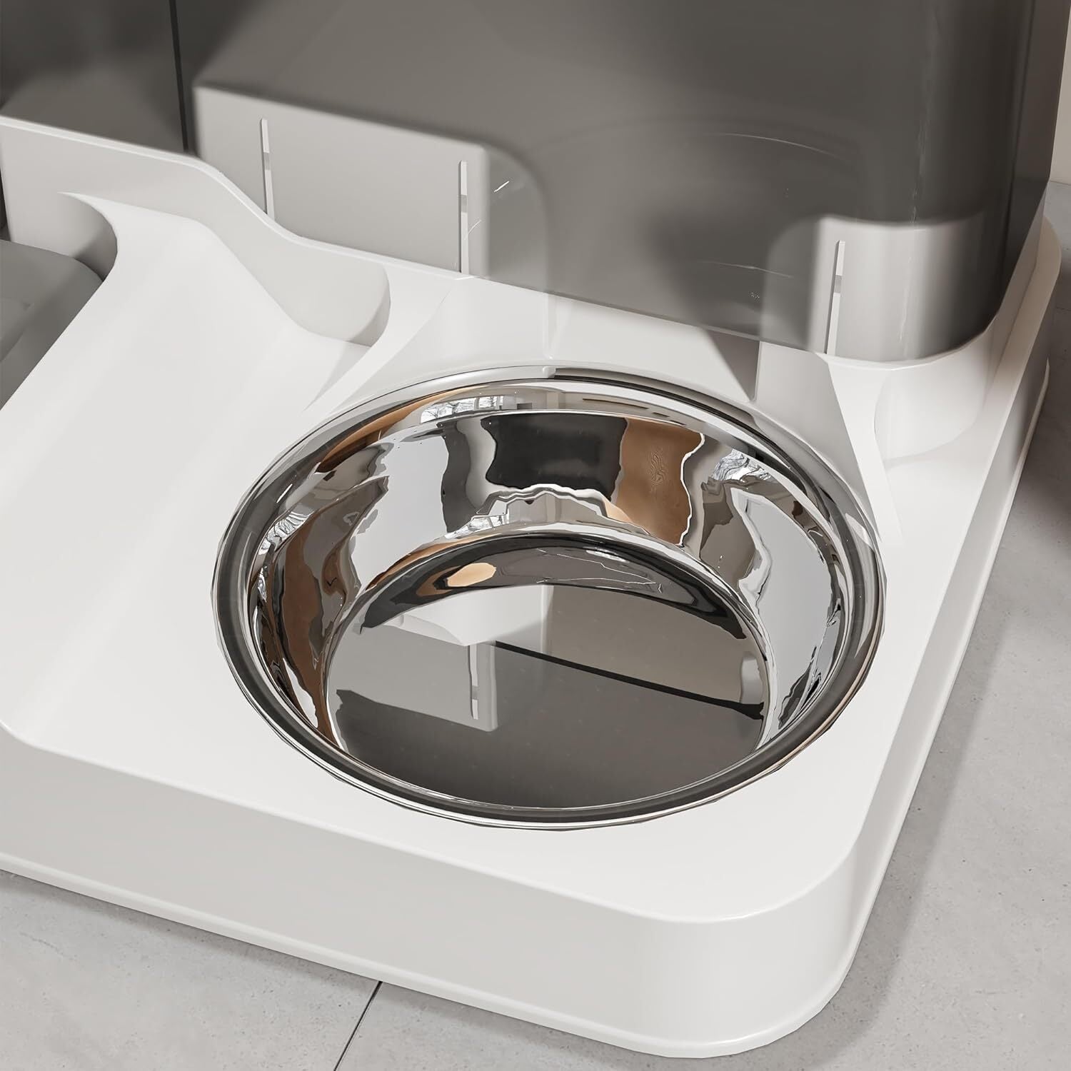 Automatic 2-in-1 Pet Feeder & Water Dispenser - Self-Serving Bowl for Dogs and Cats