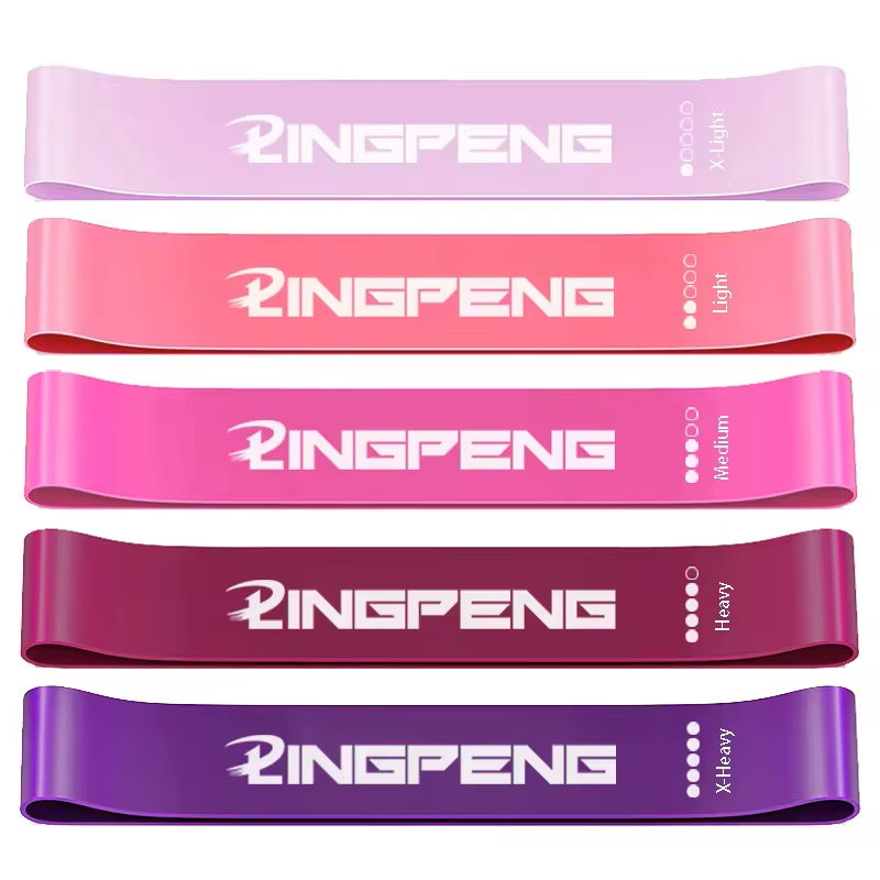 Versatile Resistance Bands for Yoga, Fitness, and Dance - Elastic Loop Stretch Bands for Leg and Hip Training