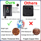 Enchanting 300 LED Solar Curtain Fairy Lights with Remote Control - Waterproof String Lights for Stunning Outdoor Party & Holiday Decor