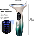 Revitalize Your Skin: Portable Anti-Wrinkle Face Massager with Heat & 4 Modes for Firming & Lifting