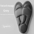 Ultimate 5D Arch Support Insoles for Women - Breathable Memory Foam Shoe Pads for Running & Plantar Fasciitis Relief