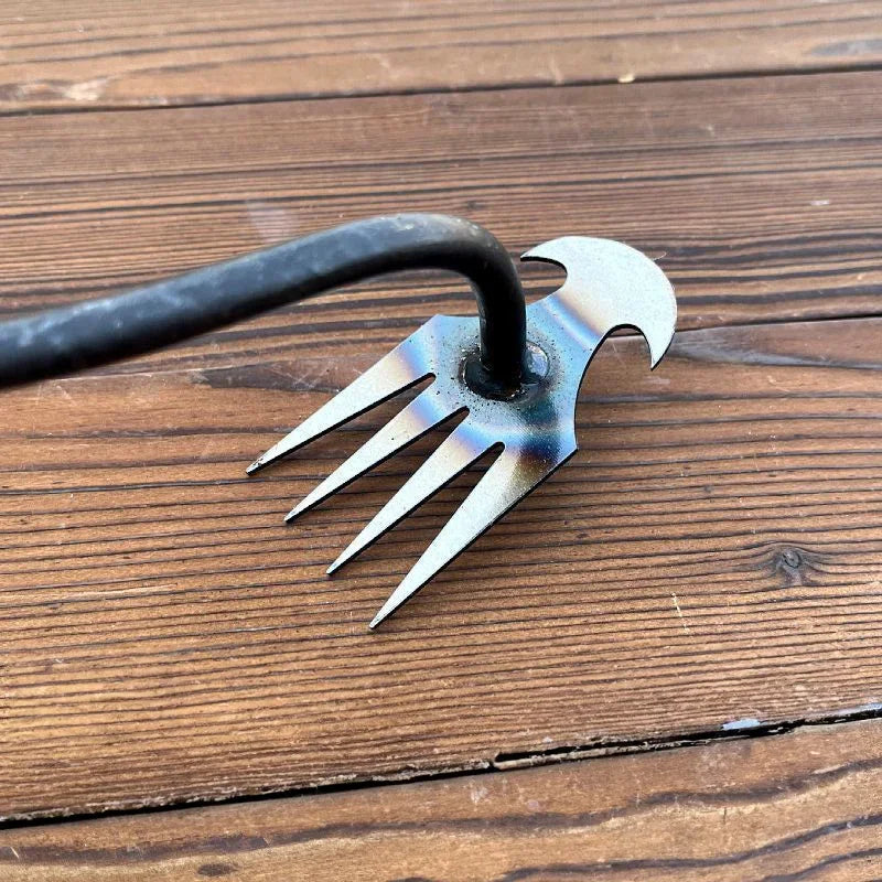 Premium Manganese Steel Hoe & Weeding Tool - Effortless Soil Loosening & Uprooting for Your Garden