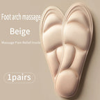 Ultimate 5D Arch Support Insoles for Women - Breathable Memory Foam Shoe Pads for Running & Plantar Fasciitis Relief