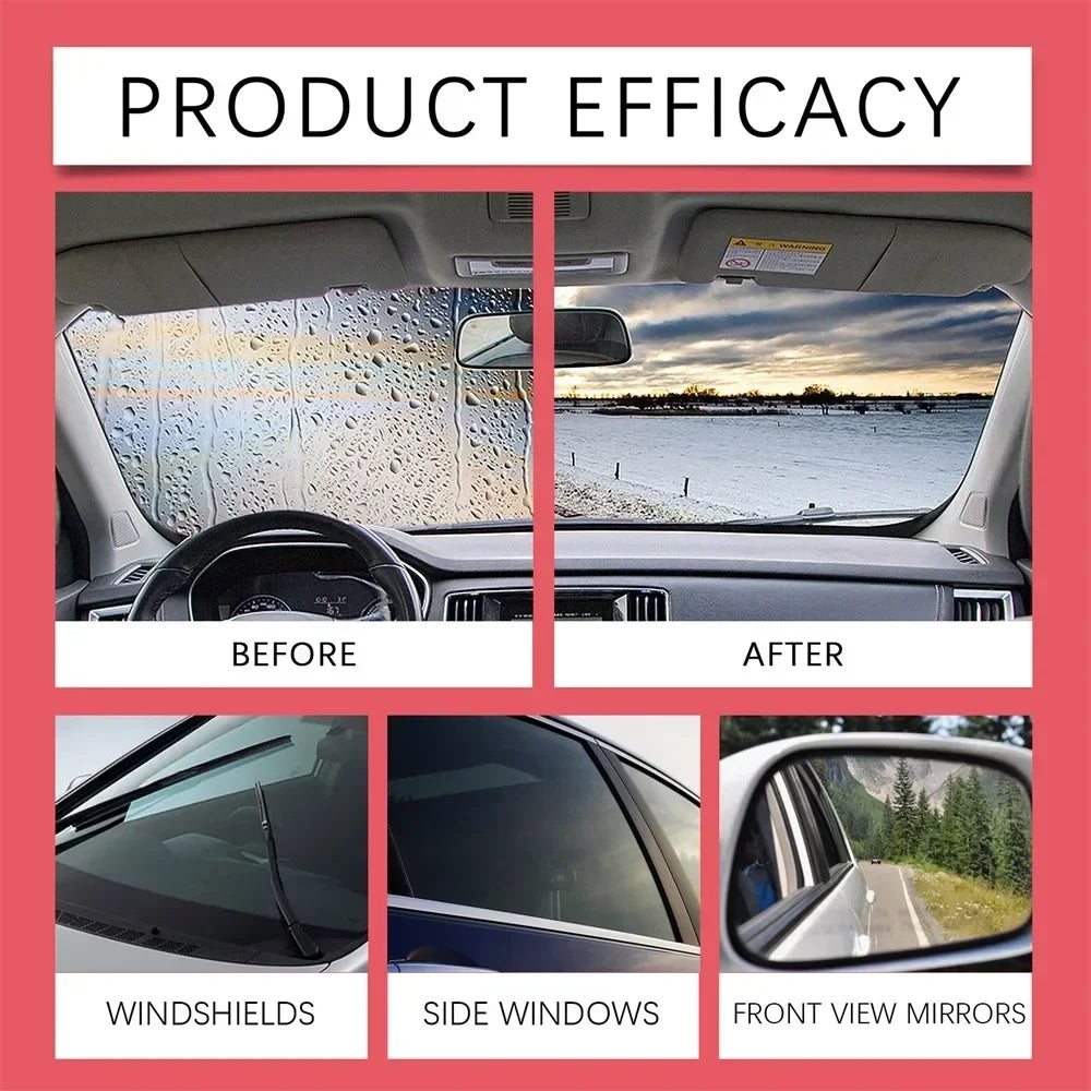 Ultimate Car Glass Oil Film Remover & Hydrophobic Coating Tool for Crystal Clear Windshields