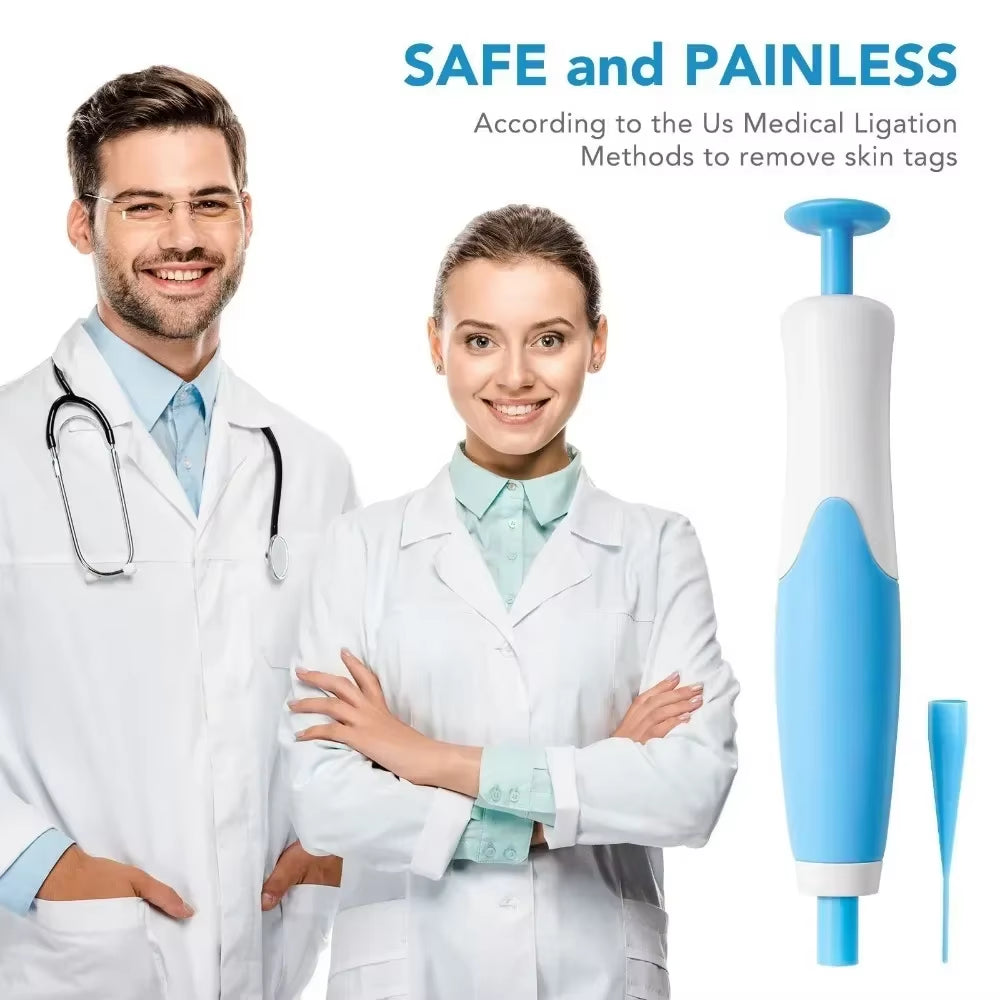 2-in-1 Painless Skin Tag & Wart Removal Kit - Effective Face & Body Treatment Tools for Flawless Skin